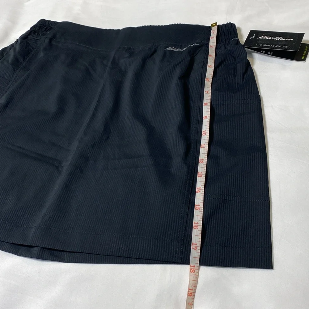 NWT Eddie Bauer Everyday Active Woven Stripe Skirt - Picture 13 of 16